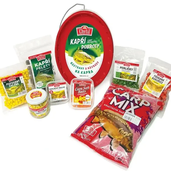 Chytil kbelík nástrah a návnad na kapra 3