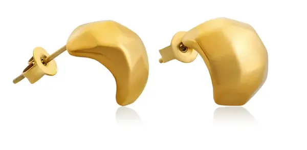 Troli Moderní pozlacené náušnice VAAXF184G