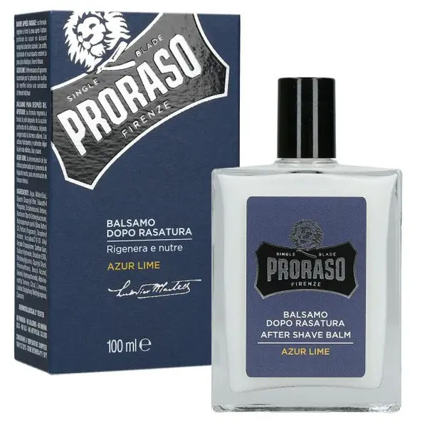 Proraso Balzám po holení se středozemními citrusy Azur Lime (After Shave Balm) 100 ml