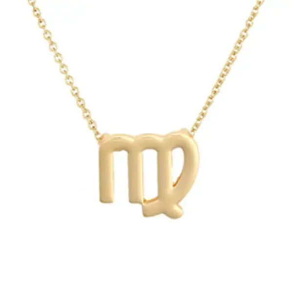 JVD Pozlacený náhrdelník s přívěskem Panna SVLN0195XH2GOPA