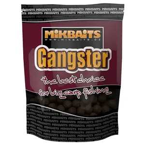 Mikbaits boilie gangster gsp black squid 900 g 24 mm