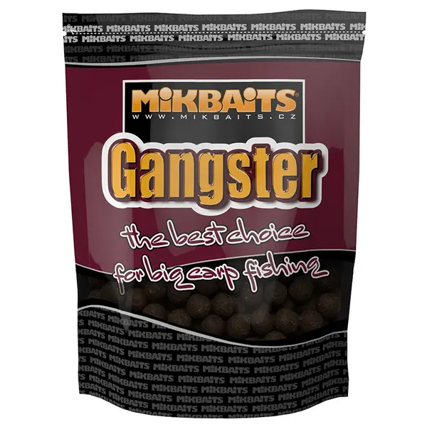 Mikbaits boilie gangster gsp black squid 900 g 24 mm