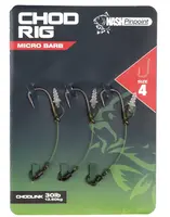 Nash návazec chod rig micro barbed-velikost 6 / nosnost 11,33 kg