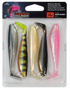 Fox rage gumová nástraha zander pro shad uv mixed colour packs 5 ks-délka 12 cm