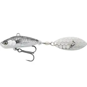 Savage gear 3d sticklebait tailspin sinking black silver - 8 cm 18 g