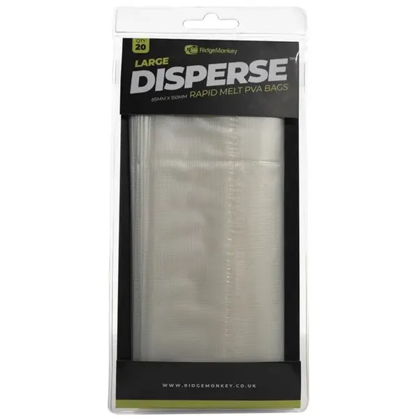 Ridgemonkey pva sáček disperse pva bags 20 ks - large 85x150 mm