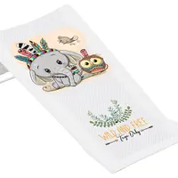 TEGA BABY Lehátko do vany látkové Wild and Free Little Elephant - white