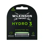 Wilkinson Sword Náhradní hlavice Hydro 3 Black Edition 4 ks