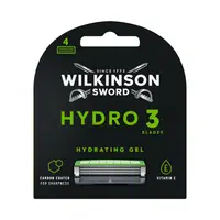 Wilkinson Sword Náhradní hlavice Hydro 3 Black Edition 4 ks