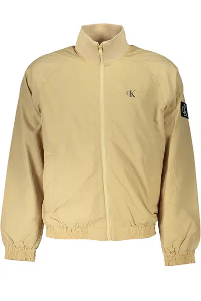 CALVIN KLEIN MEN'S BEIGE SPORTS JACKET