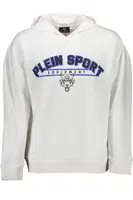 PLEIN SPORT SWEATSHIRT WITHOUT ZIP MAN WHITE