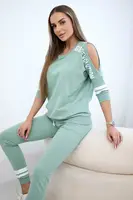 Set Girl Revolution tmavě mátová