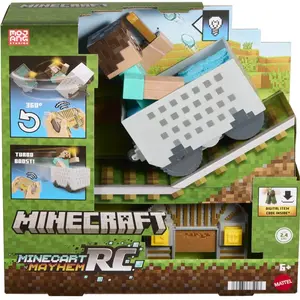 Minecraft RC Minecart se Stevem