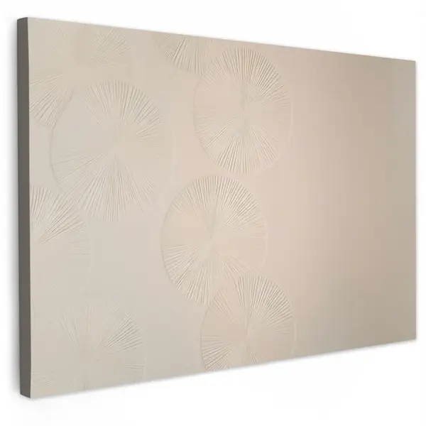 MuchoWow OBRAZ NA PLÁTNĚ Japandi - Béžová - Moderní 90x60 cm