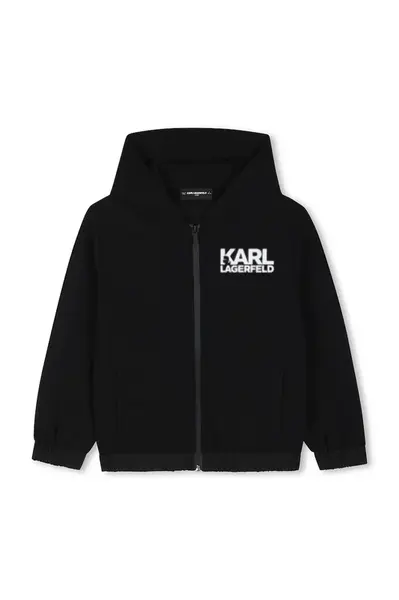 Karl Lagerfeld  rozepínací mikina s kapucí dětská