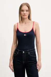 Tommy Jeans  top dámský bavlněný s elastanem