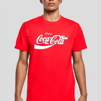 Pánké tričko s logem Coca Cola červené