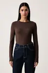 Guess Jeans  tričko s dlouhým rukávem dámské bavlněné s elastanem