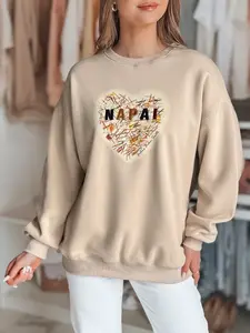 Dámská oversize mikina srdce SERDUCHOVA