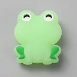 Frog Luminous Food Grade Eco-Friendly Silicone Beads