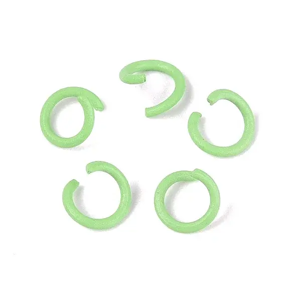 Spray Painted Iron Open Jump Rings