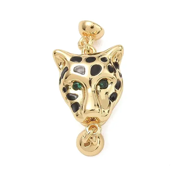 Brass Micro Pave Cubic Zirconia Magnetic Clasps