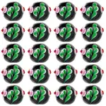 20Pcs Handmade Lampwork Bumpy Beads