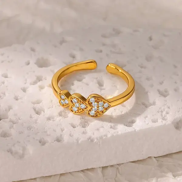 Retro Royal Style 304 Stainless Steel Cuff Rings