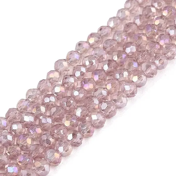 Electroplate Glass Beads Strands
