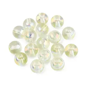 Electroplate Transparent Glass Beads