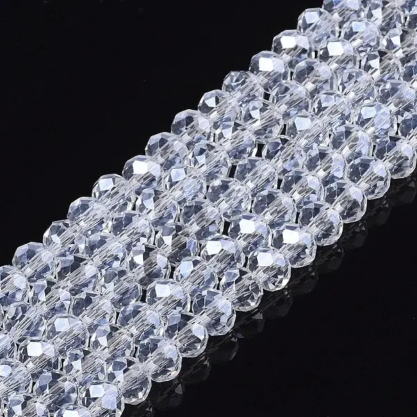 Electroplate Glass Beads Strands