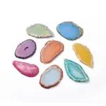 Natural Agate Slices Big Pendants