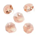 Transparent Glass Connector Charms