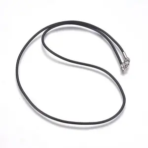 Rubber Cord Necklaces Making