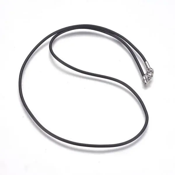 Rubber Cord Necklaces Making