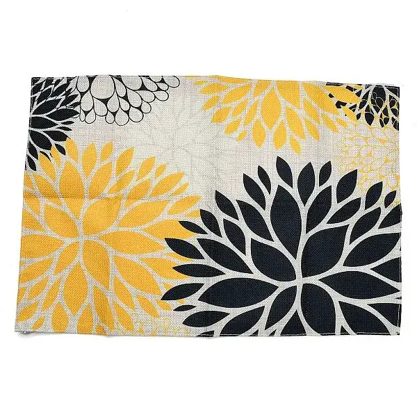Autumn Floral Linen Placemat