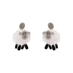 Acrylic Dangle Stud Earrings
