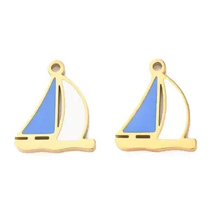 304 Stainless Steel Enamel Pendants