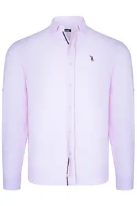 G974 DEWBERRY MEN'S SHIRT-LIGHT PINK