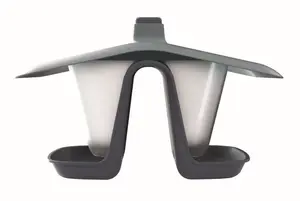 Krmítko pro ptáky BIRDYFEED DOUBLE antracit 28cm PRIBFD-S433