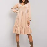 Dress-FA-SK-7530.84P-beige