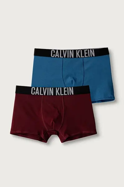 Calvin Klein Underwear  přiléhavé boxerky dětské bavlněné s elastanem 2-pack
