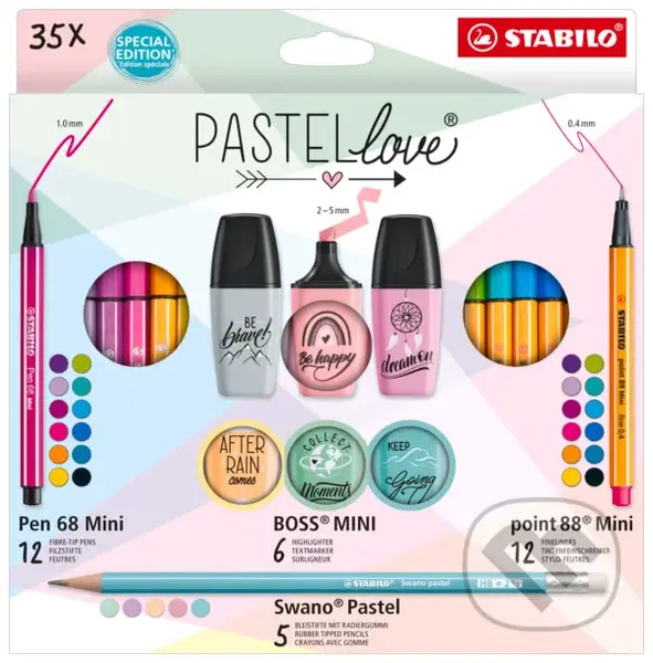 STABILO Pastellove - Sada 35 ks