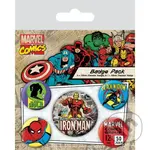 Sada placiek Marvel Comics - Iron Man, 5 ks