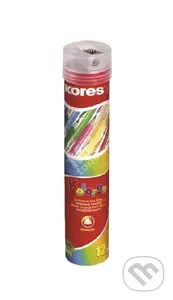 KOLORES, trojhranné pastelky 3 mm, s ořezávátkem