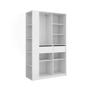 Vicco ŠATNÍ SKŘÍŇ Elmo Bílá 50 x 200 cm Sada 2 kusů