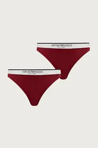 Emporio Armani Underwear  kalhotky dámské bavlněné s elastanem 2-pack
