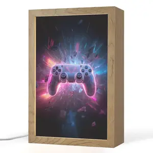 OnlyWow NOČNÍ LAMPIČKA Controller - Neon - Explosion - Abstraktní 20x30 cm
