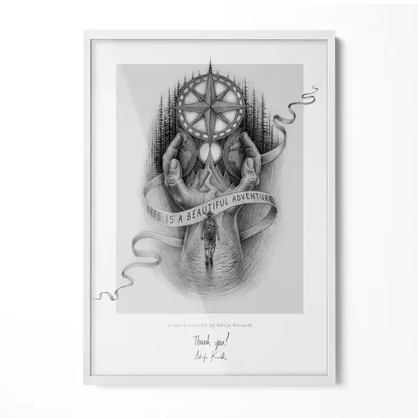 TULUP RÁM na obraz Bílý 50x70 cm