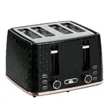 HOMCOM TOASTER na 4 plátky, černý
